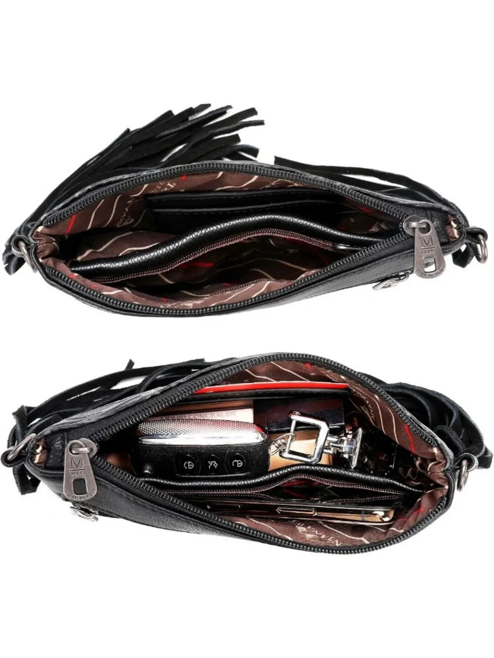 Stylish Western Crossbody Bag & Wristlet Clutch for Women - Versatile Handbag